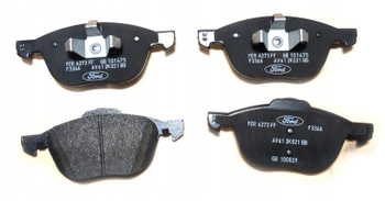 KLOCKI HAMULCOWE PRZÓD FORD ECOSPORT FOCUS Mk3 1712024 _ AV61-2K021-BB