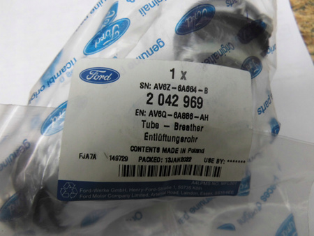 PRZEWÓD ELASTYCZNY ODMY FORD 1.5 1.6 TDCI_2042969_AV6Q-6A886-AH