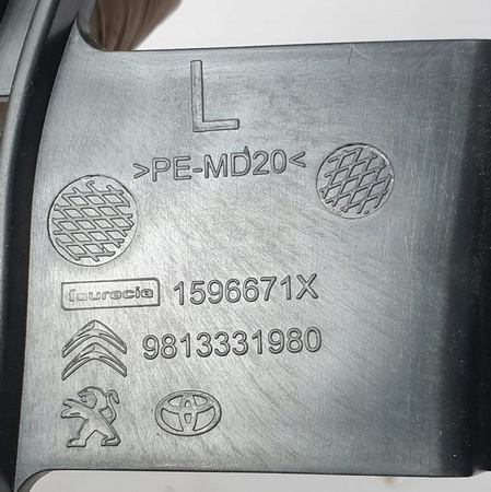 Wspornik zderzaka tył Citroen Jumpy IV Spacetorer OE 9813331980