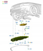 OSŁONA DOLNA SILNIKA FORD MUSTANG Mk6 2017- 2176633 _ JR3B-6A975-CC
