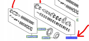 WKŁADKA ZAMKA DRZWI PRZÓD LEWA FORD FIESTA 94- KA _ 1006147 _ 94FB-A220K51-DC