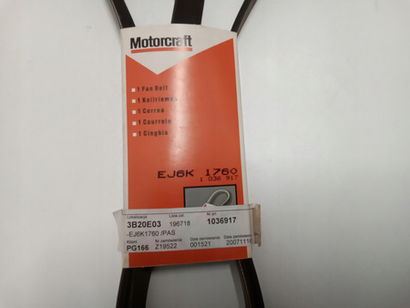 PASEK KLINOWY FORD FIESTA Mk5 KA Mk1 _ 1036917 _ 97KB-6C301-BA