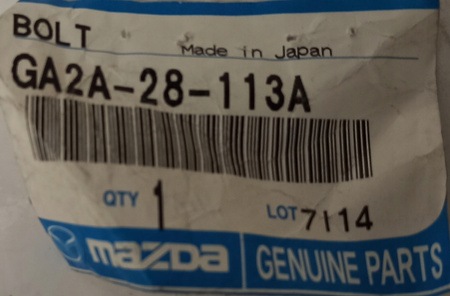 Śruba wahacza drążka zwrotnicy -Mazda 323 626 MX-6_GA2A28113A