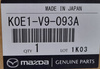 ALUMINIOWA NAKŁADKA NA PEDAŁ HAMULCA MAZDA  CX-5 KF OE_K0E1V9093A 