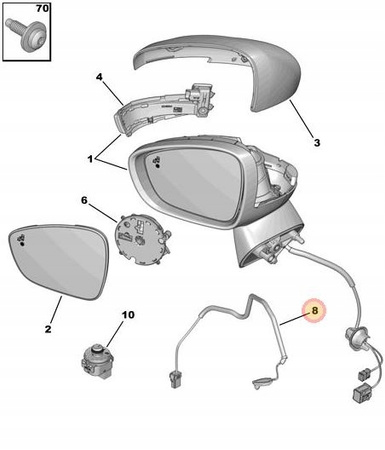 CZUJNIK TEMPERATURY ZEWN. CITROEN C3 AIRCROSS C4 PICASSO OE 1614257880
