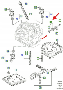 PRZEŁĄCZNIK GALAXY 1994-2006 1031813 _ 95VW-15521-AB
