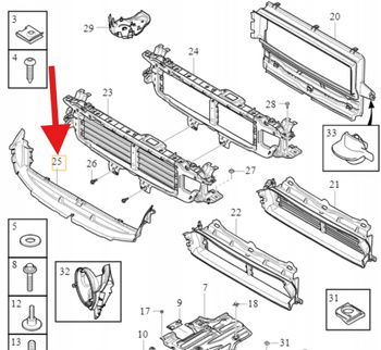 KIEROWNICA POWIETRZA VOLVO S60 V60 2019- CC OE 31455591