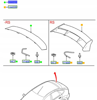 SPOILER TYLNY FORD FOCUS Mk2 Sedan 2004-10 _ 1690471 _ AM4M5J-Z44230-AEXWAA