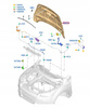 MASKA POKRYWA SILNIKA FORD KUGA Mk2 2012-2016 _ 5262148 _ CJ54-S16612-AJ