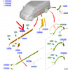 LISTWA NADWOZIA LEWA FORD TRANSIT CUSTOM 18- 2288638 _ BK21-29077-AE5YZ9