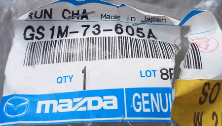 Prowadnica lewa drzwi tylne - Mazda 6 GH 2007-2010_GS1M73605A