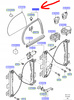 USZCZELKA SZYBY DRZWI PRZÓD RH FOCUS Mk1 99-_1221086_2M51-A21510-BA