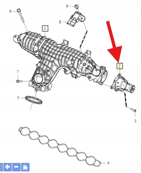NASTAWNIK AKTUATOR KOLEKTORA 2.0 D4 VOLVO S90 V90 XC60 XC90 OE 31293737