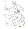 ZAŚLEPKA ZDERZAKA TYLNEGO FORD GALAXY Mk3 2006- _ 1475200 _ 6M21-17K922-AB