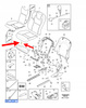 TAPICERKA SIEDZISKA FOTELA PRZÓD VOLVO XC90 2016- S90 V90 OEM/OE 31498850