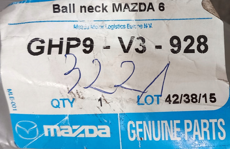 Kula haka holowniczego - Mazda 6 GJ/GL_GHP9V3928 