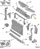 Uchwyt mocowania lampy przedniej strona prawa Citroen OE 9801724280