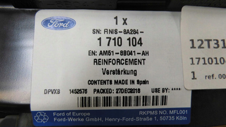 PAS PRZEDNI WZMOCNIENIE FORD C-MAX/Grand C-MAX Mk2_1710104_AM51-8B041-AH