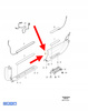 LISTWA OSŁONA PROGOWA LEWY TYŁ VOLVO XC90 2016- OEM/OE 32244625