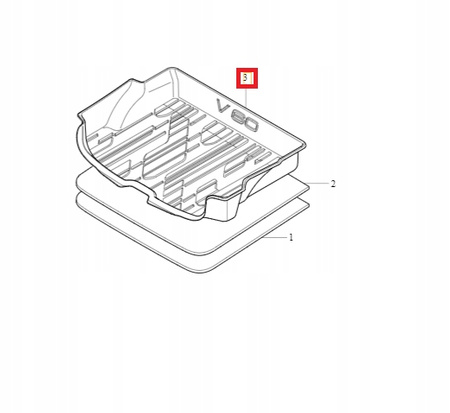 Dywanik baga?nika Volvo V60 (-18)