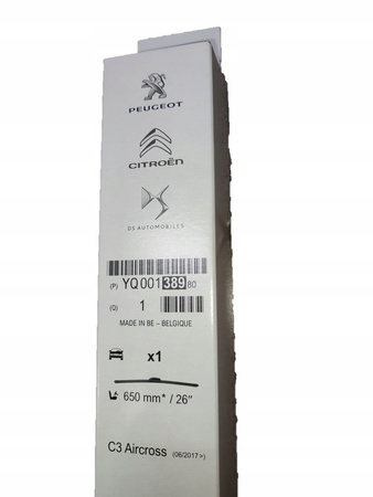 Pióro wycieraczki przód lewe oryginał YQ00138980 C3 Aircross