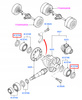 PODKŁADKI MECHNIZMU RÓŻNICOWEGO FORD TRANSIT MK6_1388089_6C11-4C079-AA