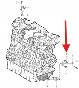 OBUDOWA CZUJNIKA POŁOŻENIA WAŁU VOLVO XC90 C70 2006- S60 V60 OE 30637803