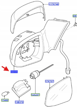 LEWE LUSTERKO ELEKTRYCZNE MONDEO MK4 2007- 2010 1701724 _ 7S71-17683-KF