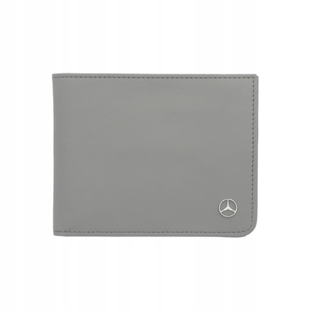 PORTFEL SKÓRZANY SREBRNOSZARY MERCEDES B66959259 | 66959259