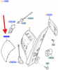 OBUDOWA LUSTERKA PRAWA FORD C-MAX 2003- 08 OE 1320010 _ 3M51-17K746-BBJA