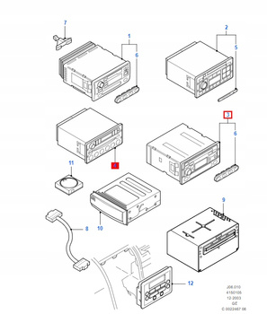 RADIO 6000 CD FORD MONDEO MK3 1336761 (1478575) 3S7T-18C815-AD3S7T-18C815-AD