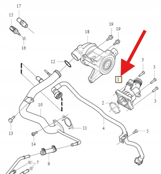 TERMOSTAT 1.5 2.0 B4 VOLVO XC70 XC60 S60 V60 V40 2014- XC90 OE 31686560