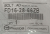 Śruba do regul. pochylenia koła - Mazda 3 6 CX-5_FD162866ZB