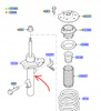 AMORTYZATOR LEWY PRZÓD FORD GALAXY Mk3 2006- 1746182 _ 6G91-18K001-AEN