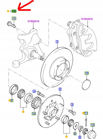 ŁOŻYSKO KOŁA PRZÓD FORD TRANSIT Mk3 Mk4 1991-2000 _1053115_97VX-1K018-AA