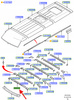 KABŁĄK DACH TRANSIT 2000-06 4043517 _ YC15-V51272-BB