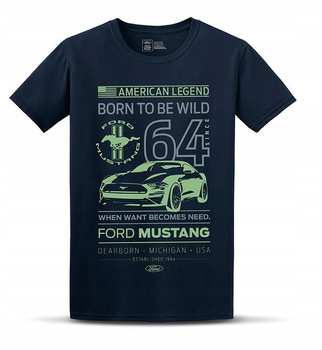 KOSZULKA FORD MUSTANG BORN GRANATOWA rozm. M