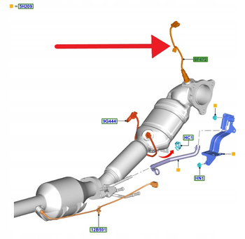 SONDA LAMBDA NOX 2.0 2.3 EB KUGA ESCAPE FOCUS 2019- 2397753 _ KX61-9Y460-CA