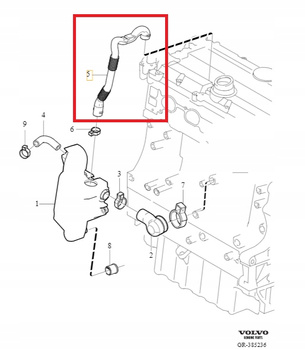 PRZEW?D ELASTYCZNY CH?ODNICY VOLVO V40 I 00-04r