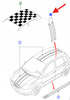 NAKLEJKI FORD FUSION 2002- 1207483 _ AM2N1J-B24472-AB