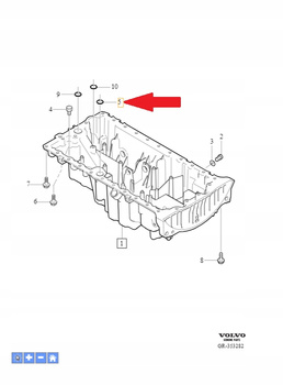 O-ring miski olejowej Volvo OE 8642965