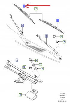 PIÓRO WYCIERACZKI LEWY PRZÓD FORD KUGA Mk1 TRANSIT_2125742_HAMJ-17528-JA