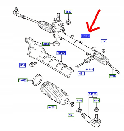 MAGLOWNICA FORD FIESTA Mk6 2001-05 1.4 TDCI ANGLIK _1631755_2S61-3200-ND