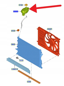 ZBIORNICZEK WYRÓWNAWCZY 1.0 1.5 EB FORD FOCUS 2018- 2244488 _ JX61-8A080-BB