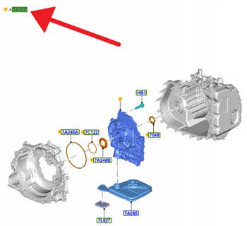 POMPA OLEJU SKRZYNI 6F15 FORD ECOSPORT FOCUS 2017- 2315937 _ GN1P-7P094-BB