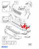 RAMKA LEWEGO HALOGENU PRZÓD VOLVO XC90 2016-2019 OEM/OE 31383679