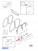 LISTWA ZGARNIAJĄCA SZYBY DRZWI PRAWY PRZÓD VOLVO XC90 2016- OEM/OE 31479470
