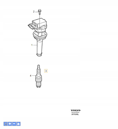 Swiece zaplonowe Volvo OE 31312691