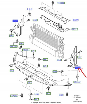 KIEROWNICA POWIETRZA PRAWA FORD FOCUS C-MAX 2007- 1479975 _ 7M51-8310-AB
