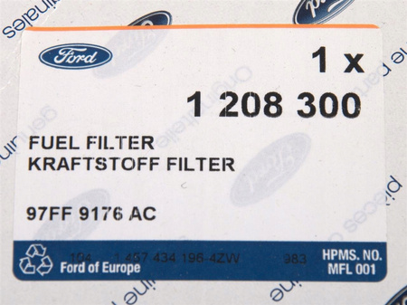 FILTR PALIWA FORD TRANSIT Mk4 DIESEL _ 1208300 _ 97FF-9176-AC